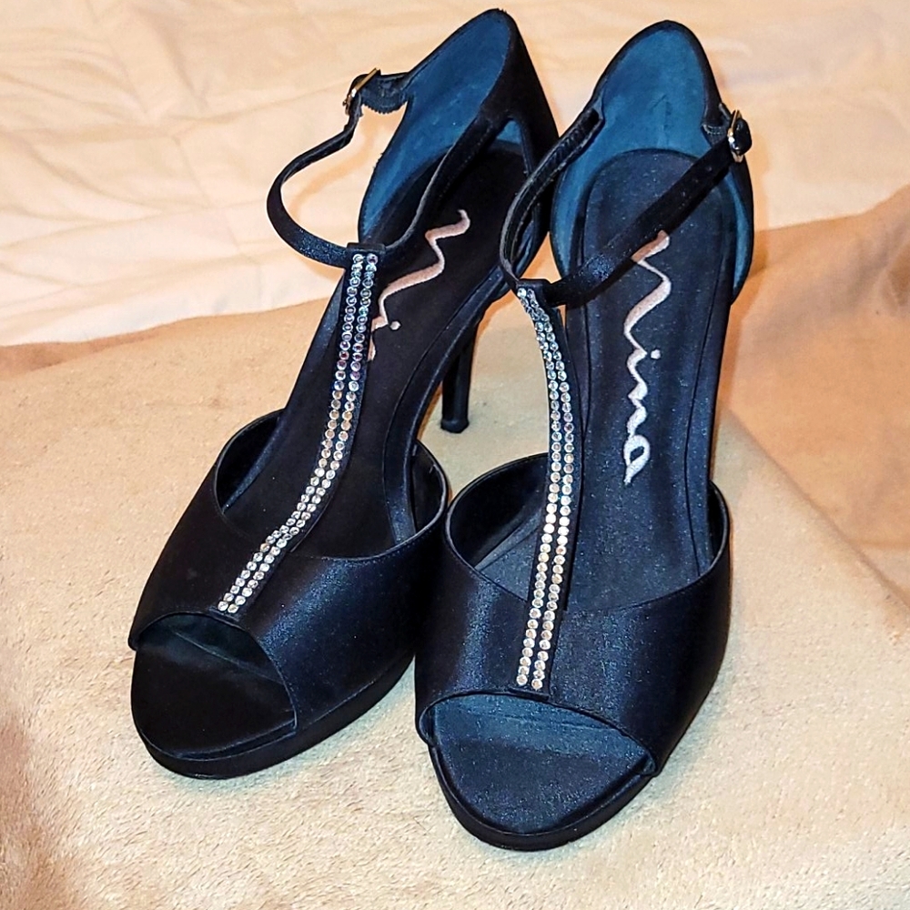 Nina cocktail party strappy heels